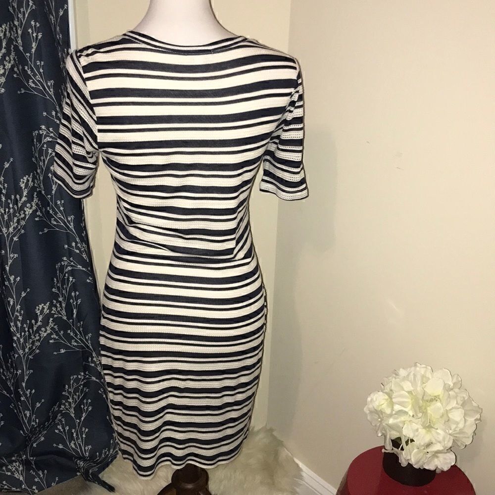 Splendid Topsail Short Sleeve Stripe Dress - Picture 3 of 6
